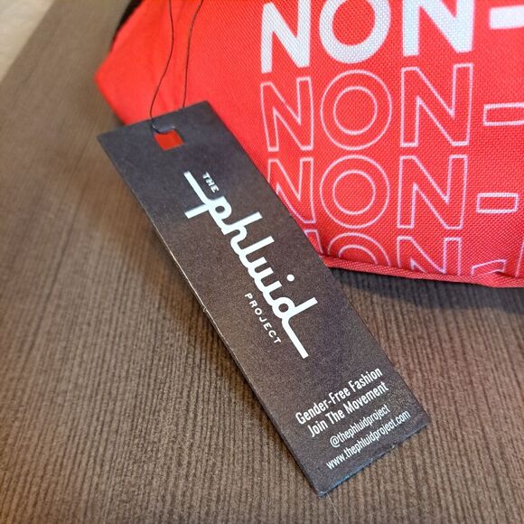 The Phluid Project Belt Bag Non-Binary Red Gender Neutral Extended Plus Size - Picture 5 of 6